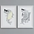 Modern Fish Portrait Picture Frame Set 3D model small image 4