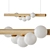 Tram Glass Globe Pendant Light 3D model small image 1