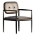 Minotti Yoko Chair: Modern Elegance 3D model small image 1