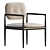 Minotti Yoko Chair: Modern Elegance 3D model small image 2