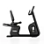 Technogym Artis Recline Exercise Bike 3D model small image 3