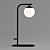 Modern LED Metal Table Lamp 3D model small image 2