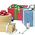 Gifts and Packaging Set - Festive Deco 3D model small image 2