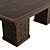 Oak Textures Dining Table 3D model small image 4