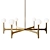 Elegant South Hill Home Chandelier 3D model small image 1