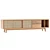  Natural Wood Media Console 79 3D model small image 1