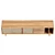  Natural Wood Media Console 79 3D model small image 3