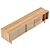  Natural Wood Media Console 79 3D model small image 5