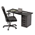 Ergonomic Office Chair - MILLBERGET 3D model small image 2