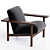 Modern Kinoko Armchair by Mentsen. 3D model small image 2