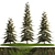 Evergreen Landscape Plant Set - 1155 3D model small image 7