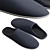 Cozy Geometric House Slippers 3D model small image 6