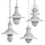 Nautical Fisherman Pendant Light 3D model small image 5