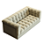 Luxury Chiltern Velvet 3D Sofa 3D model small image 3