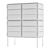 Steel Frame NewspaperWood Cabinet 3D model small image 15