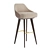 Modern Swivel Bar Stool - Poly 24028 3D model small image 1