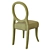 Elegance Stacked Oval Back Chair 3D model small image 2