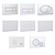 Alcaplast Flush Buttons Set (8 pcs) 3D model small image 5