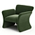 Modern Comfort Chair: 2014 Collection 3D model small image 2