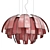 Luxury Plumage Pendant Light 3D model small image 3