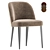 Elegant ODETTE Chair Collection 3D model small image 2