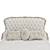 Handcrafted Bed Nicole Customizable 3D model small image 2
