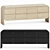 Crate & Barrel Cortez Credenza 3D model small image 1