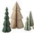 Paper Christmas Tree Set 3D model small image 3