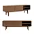 Retro TV Stand Kelly Brown 3D model small image 1