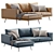 Modern Carlton Sofa by BoConcept 3D model small image 1