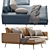 Modern Carlton Sofa by BoConcept 3D model small image 3