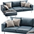 Modern Carlton Sofa by BoConcept 3D model small image 6