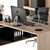 Executive Oak Boss Desk 410 3D model small image 3