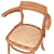 Elegant Ematy Wooden Chair 3D model small image 4