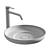 Rivea Kanya Washbasin | Elegant Design 3D model small image 4