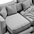 Flexform Long Island 3-Seater Sofa 3D model small image 4
