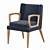 Elegant Morgan Goodwood Dining Chair 3D model small image 1
