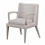 Elegant Morgan Goodwood Dining Chair 3D model small image 3