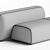 Modern Modular Suiseki Sofa System 3D model small image 3
