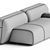 Suiseki Modular Sofa System 3D model small image 3
