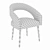 Elegant Ergonomic Armchair VERONICA 3D model small image 6