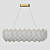 Glass Feather Chandelier Collection 3D model small image 4