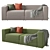 Modular 3-Seater Jattebo Sofa 3D model small image 1