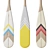 Lake House Oar Set 3D model small image 5