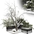 Snowy Garden Plant Set 3D 3D model small image 2