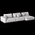 Modern Westside Sofa by Poliform 3D model small image 5