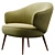 Charlotte Modern Lounge Chair Elegance 3D model small image 1