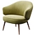 Charlotte Modern Lounge Chair Elegance 3D model small image 4