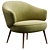 Charlotte Modern Lounge Chair Elegance 3D model small image 6