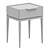 Metropolitan Esperia Bedside Table 3D model small image 4